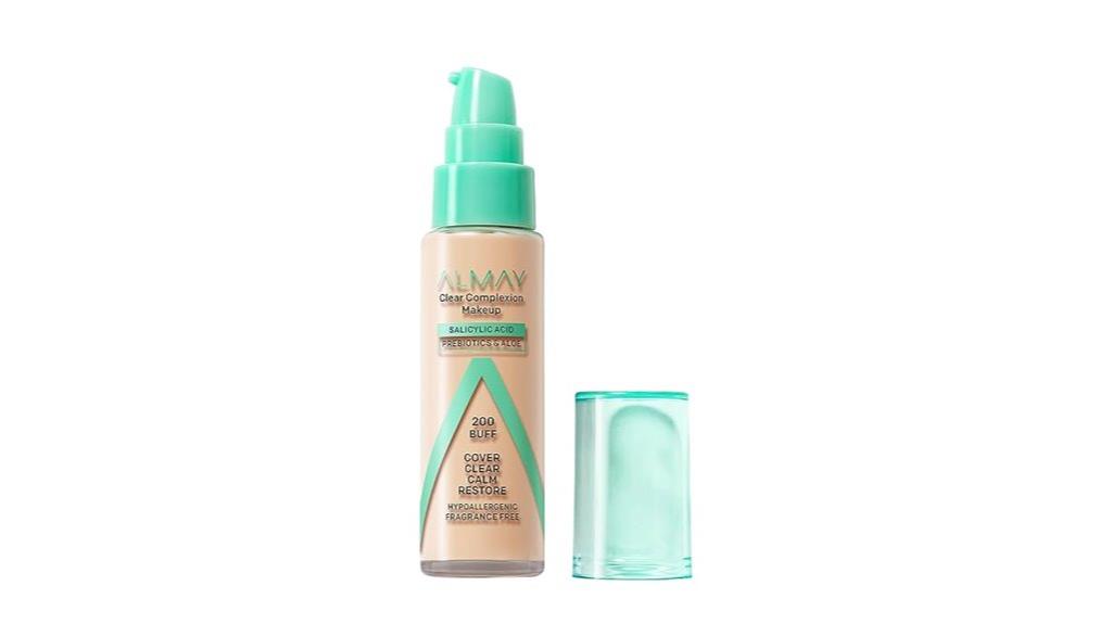 acne fighting salicylic foundation