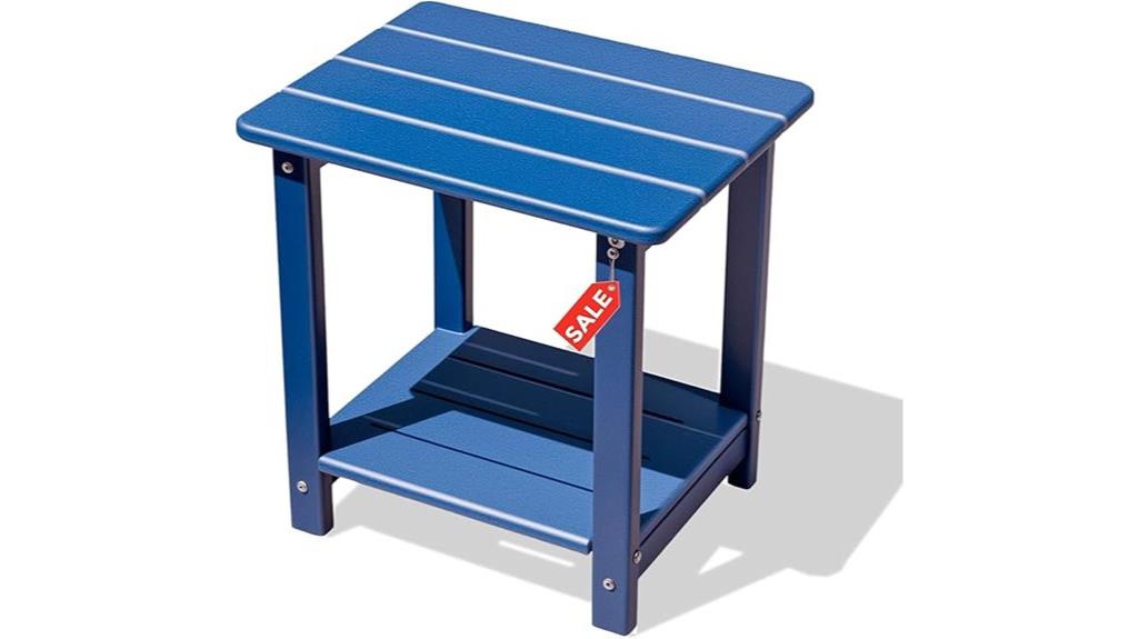 adirondack square side table