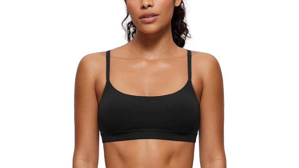 adjustable butterluxe sports bra