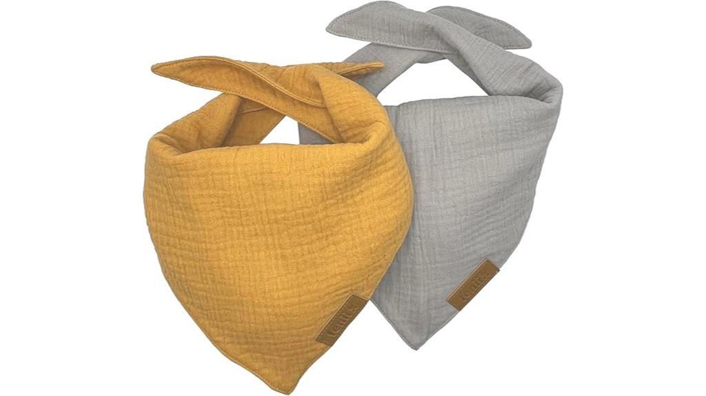 adjustable cotton dog bandanas