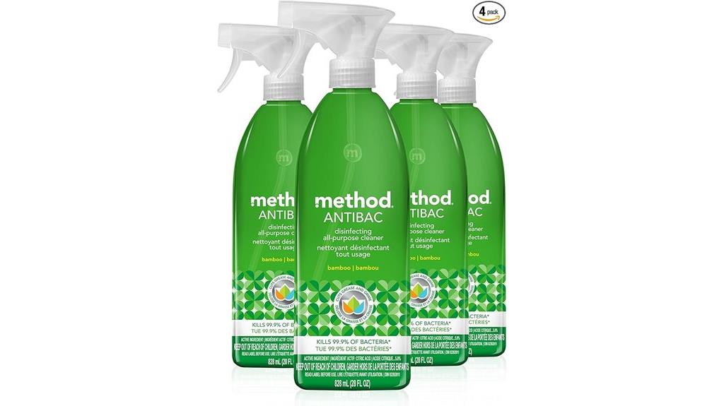 antibacterial cleaner spray pack