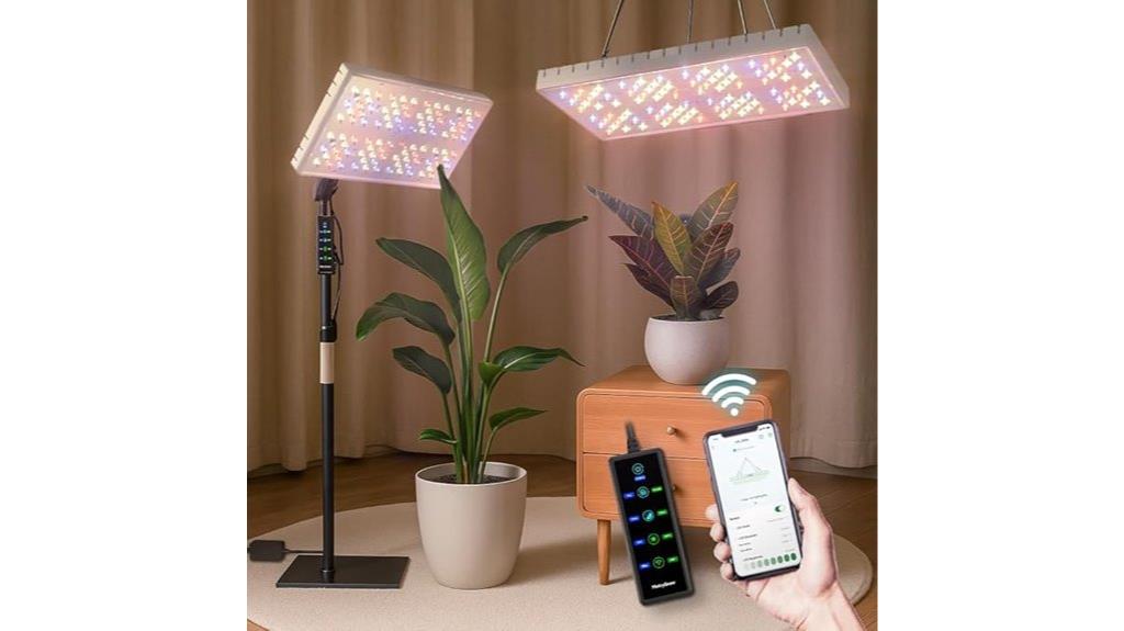 app controlled grow light