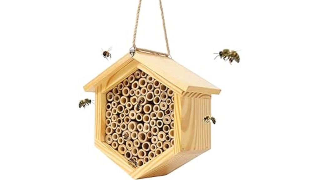 bamboo tube mason bee house