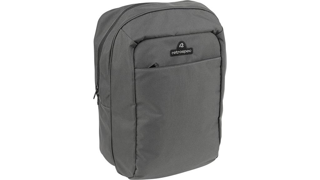 bike pannier with laptop sleeve