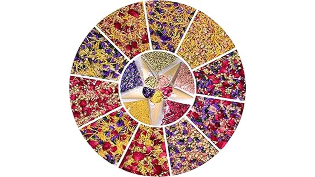 biodegradable flower petal confetti