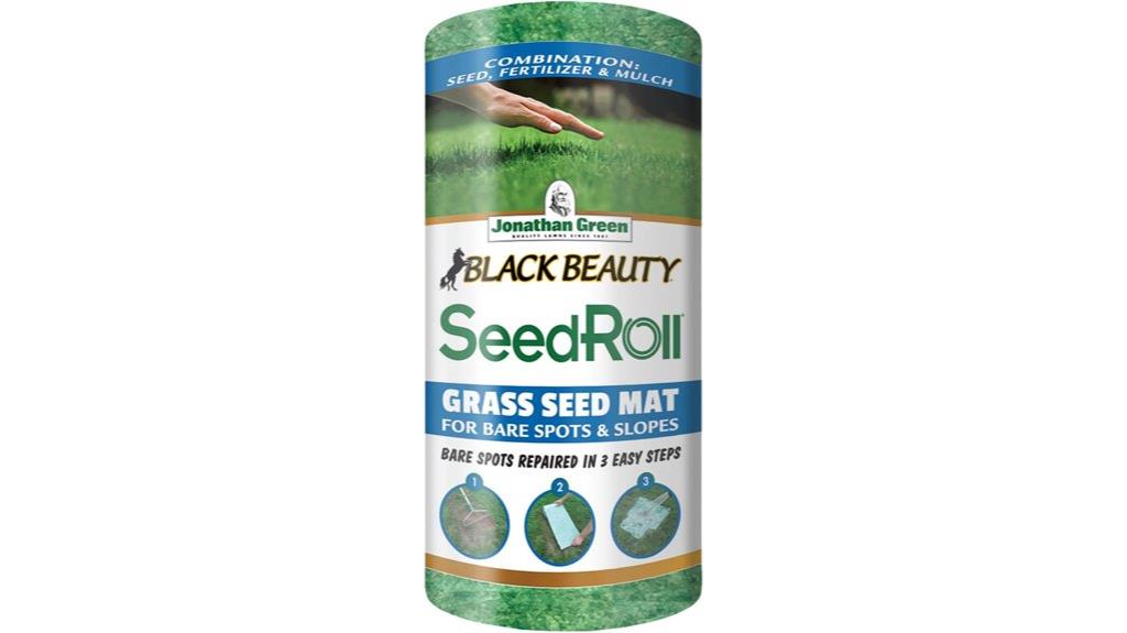 black beauty grass mat