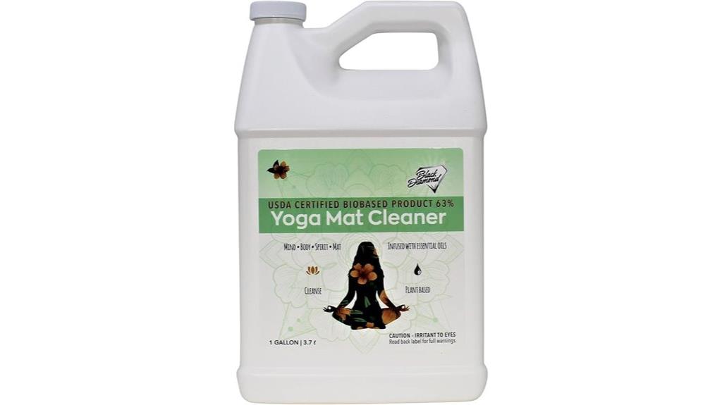 black diamond yoga mat cleaner