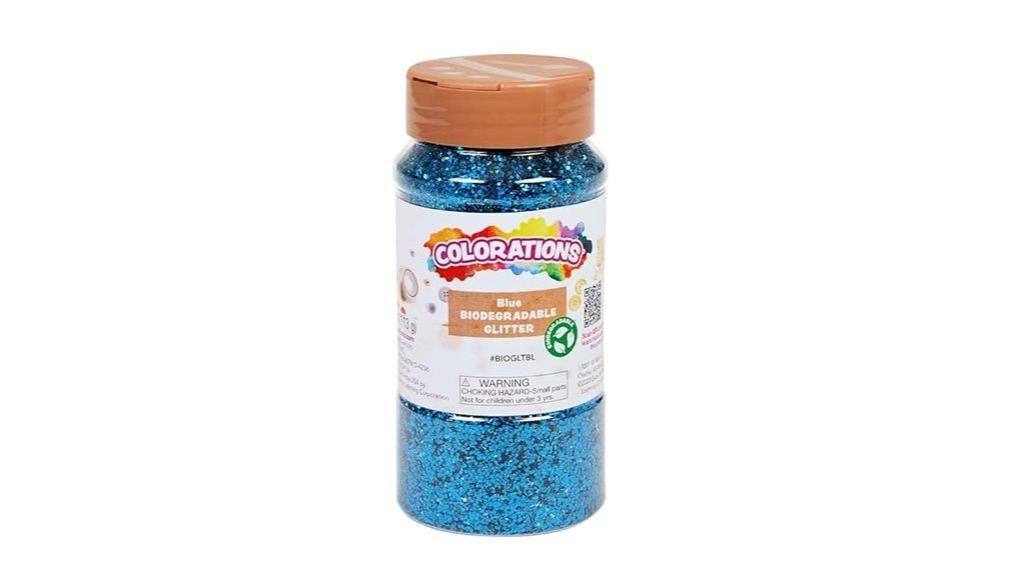 blue biodegradable glitter