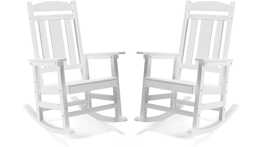 blue bona rocking chairs