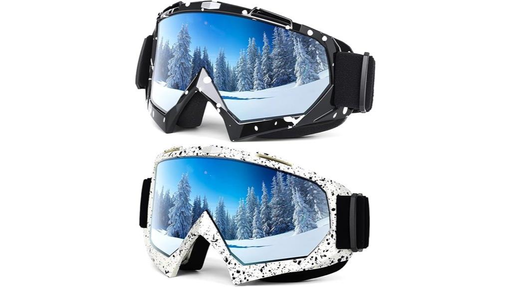 braylin adult ski goggles