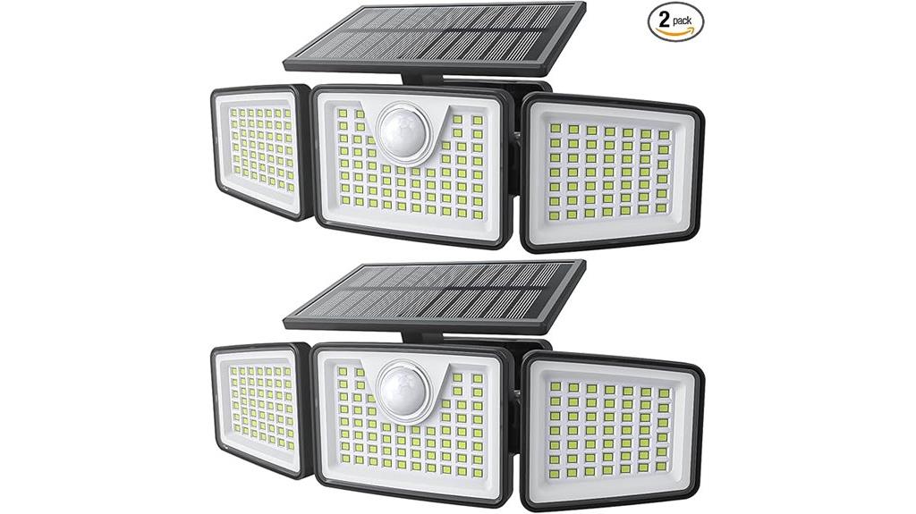 bright solar security lights