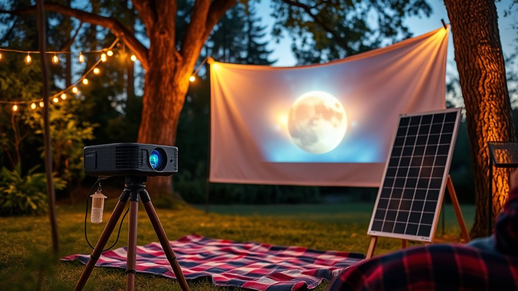 choosing outdoor solar projectors