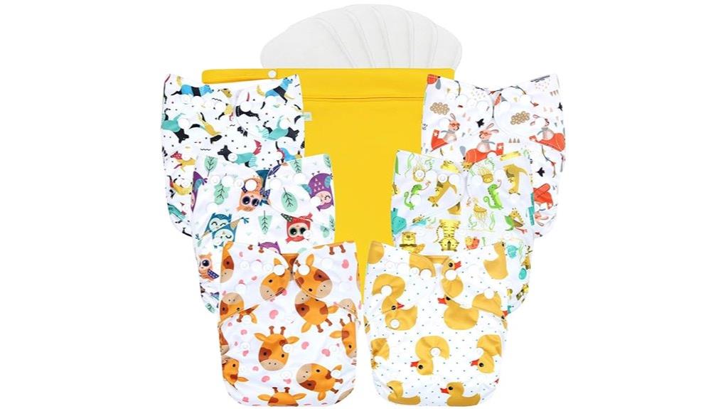 cloth diapers with accessories