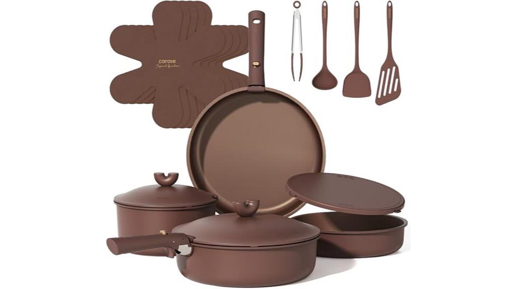 complete non stick cookware set