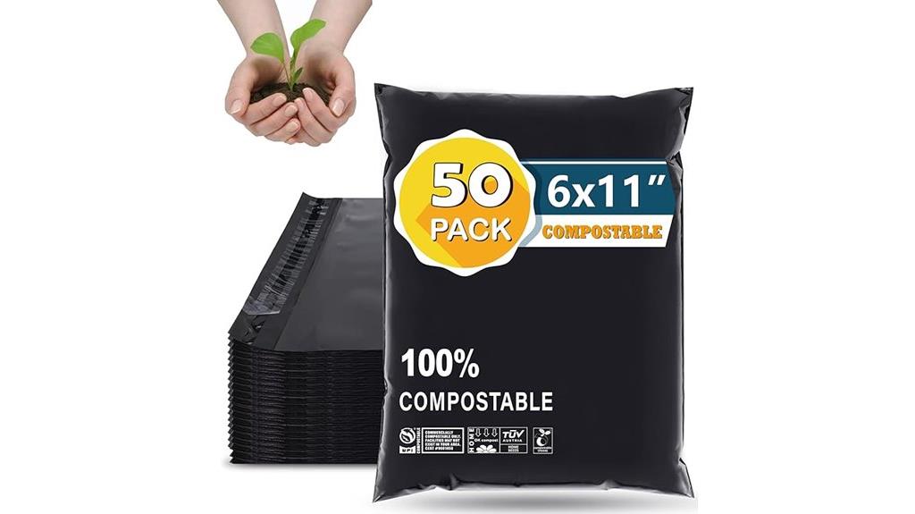 compostable 6x11 mailers