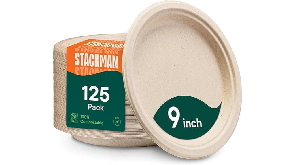 compostable 9 inch paper plates