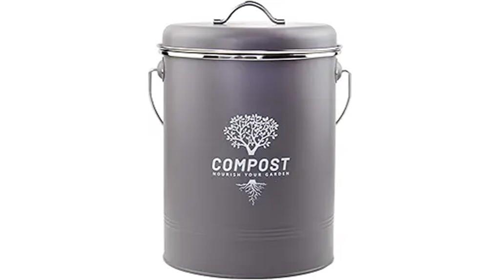 composting bin with lid