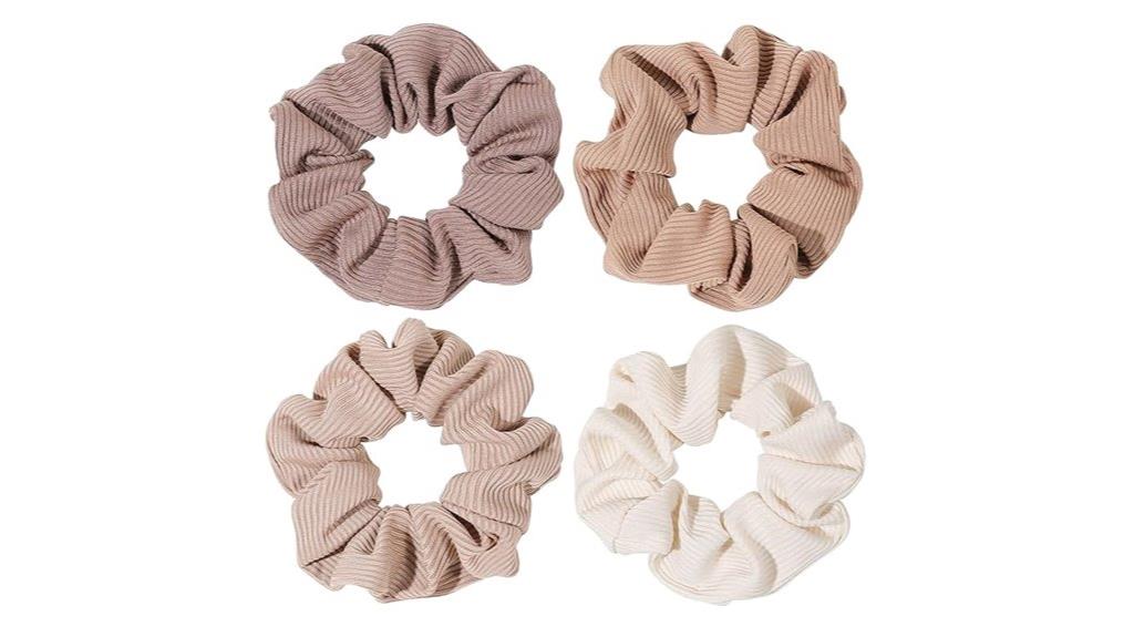 cotton scrunchies for women
