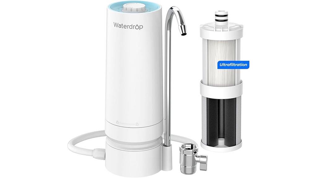 countertop filter with reminder