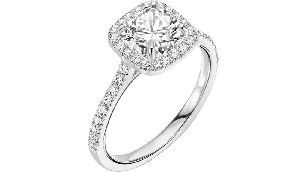cushion lab diamond