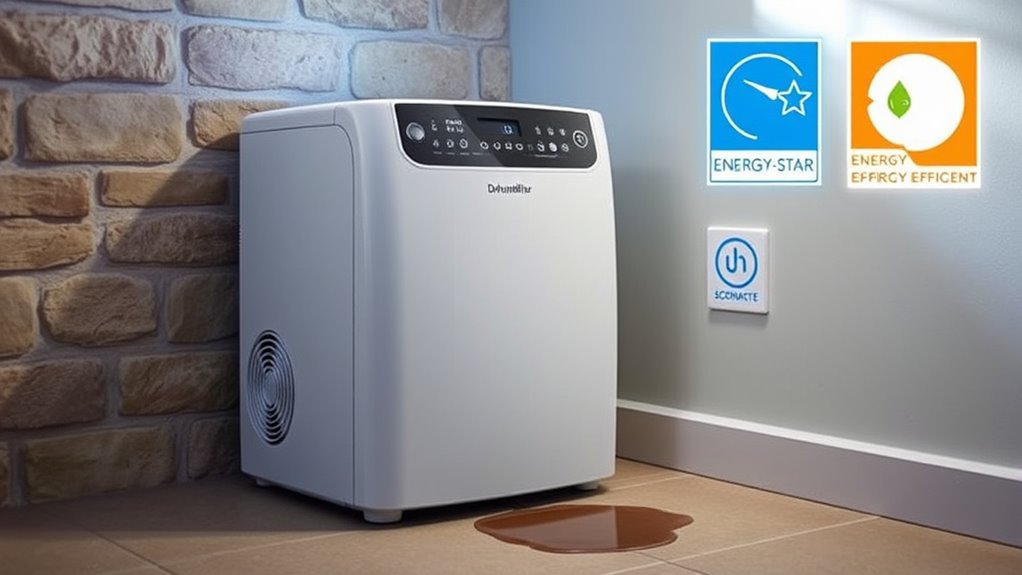 dehumidifier size efficiency features