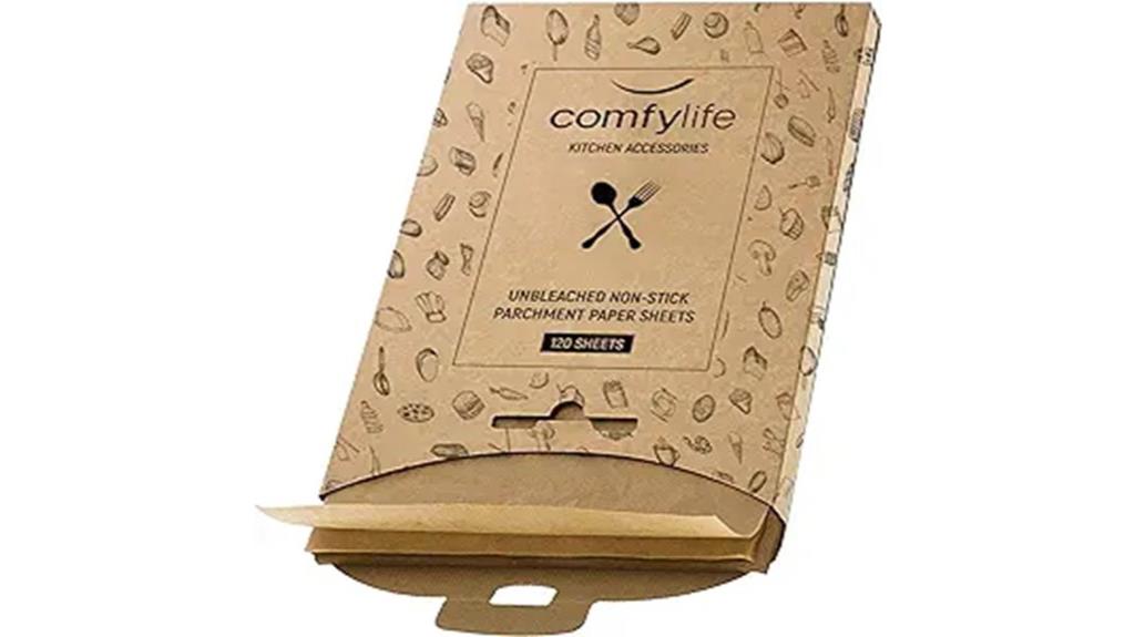 disposable baking parchment sheets