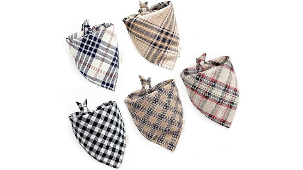 dog bandanas with buttons