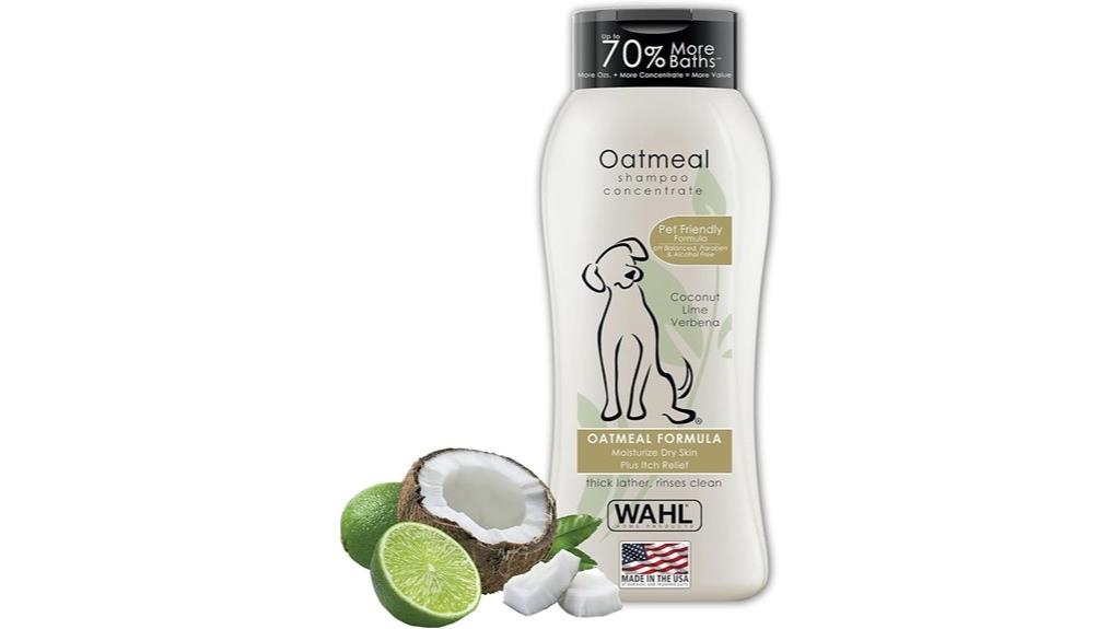 dog dry skin relief shampoo