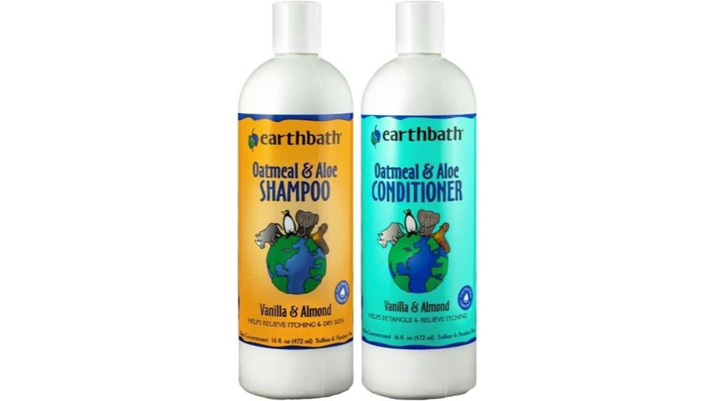 dog shampoo with oatmeal
