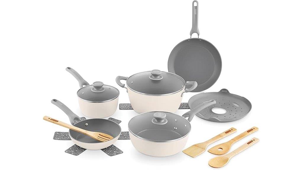dream green nonstick cookware