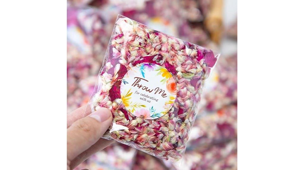 dried rose petals pack