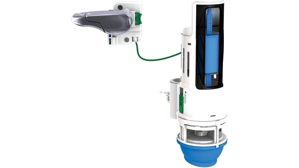 dual flush valve white