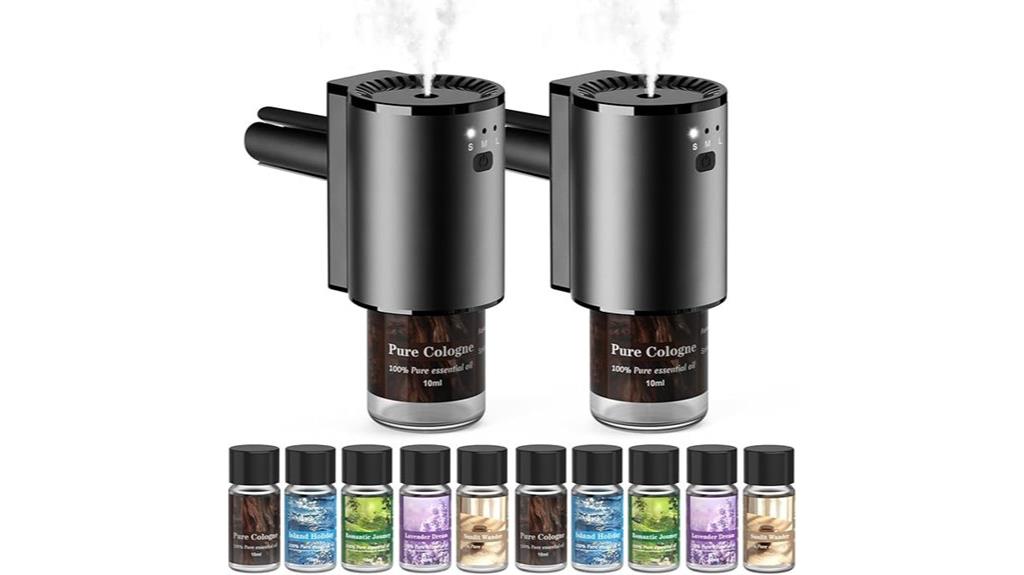 dual scent car diffuser pack