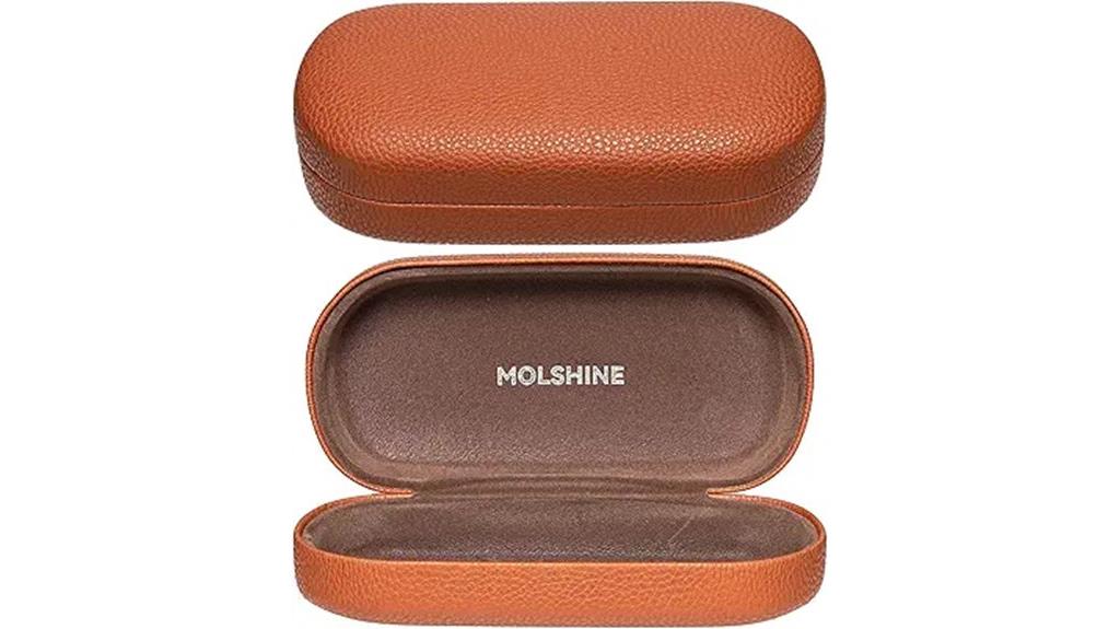 durable leather sunglasses case