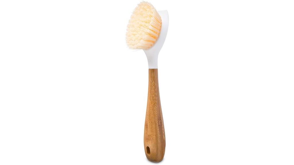 eco friendly bamboo dish brush