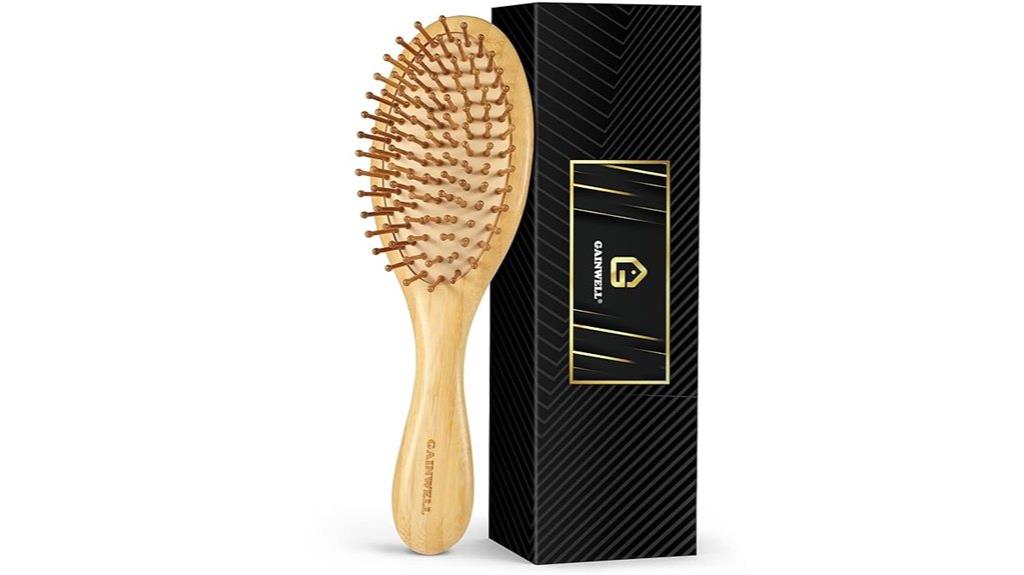 eco friendly bamboo hairbrush