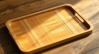 eco friendly bamboo serving trays