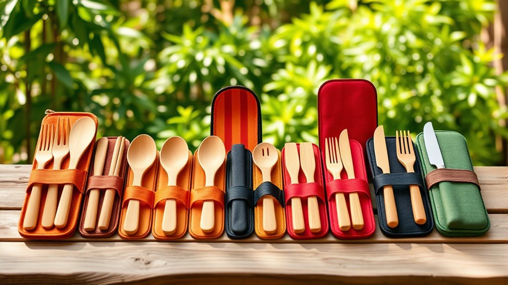 eco friendly bamboo travel utensils