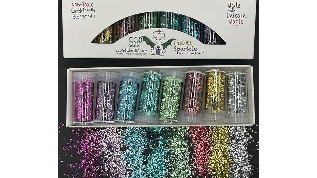 eco friendly colorful glitter