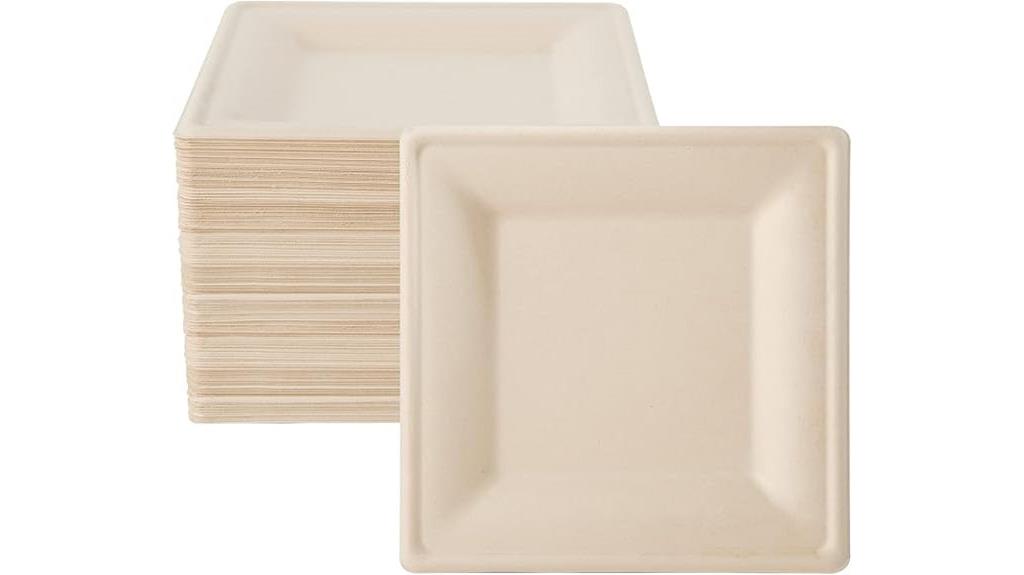 eco friendly compostable paper plates