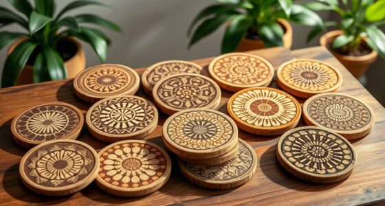 eco friendly cork coaster sets