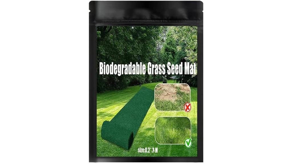 eco friendly lawn seed mats