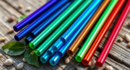 eco friendly recycled aluminum straws