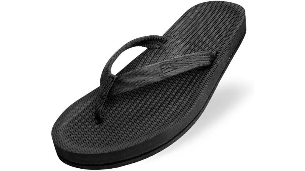 eco friendly recycled tire flip flops