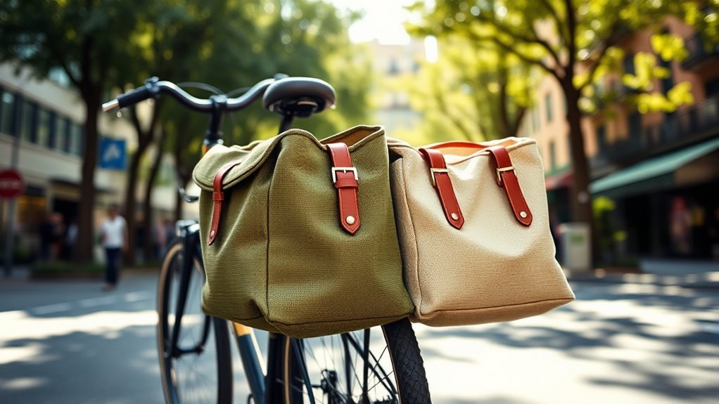 eco friendly stylish bike panniers