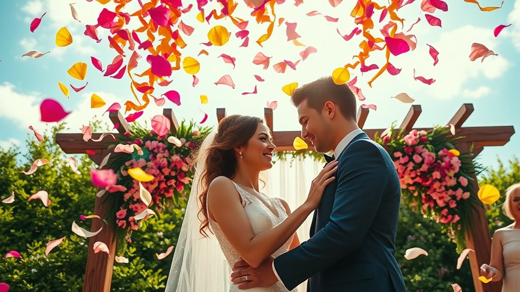 eco friendly wedding confetti