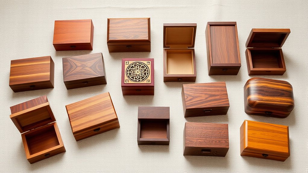 eco friendly wooden jewelry storage