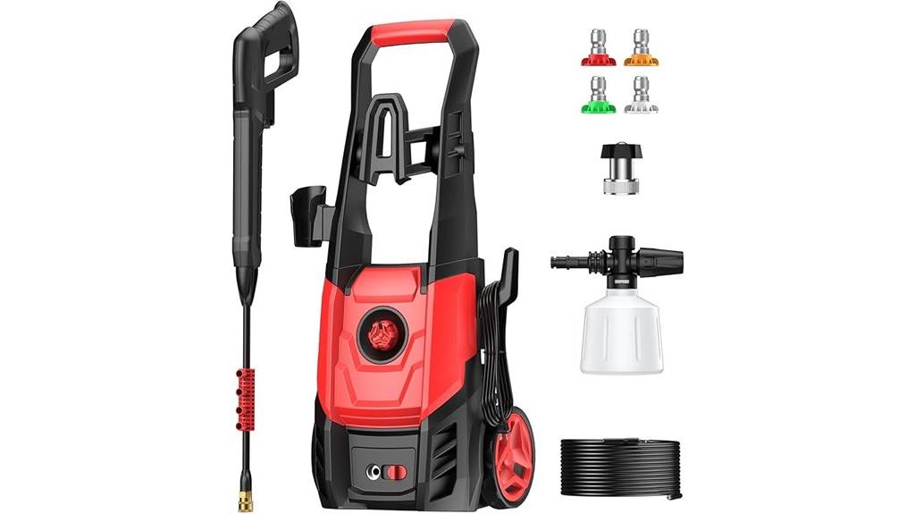 electric pressure washer 2 5 gpm