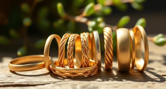 ethical stylish gold bands