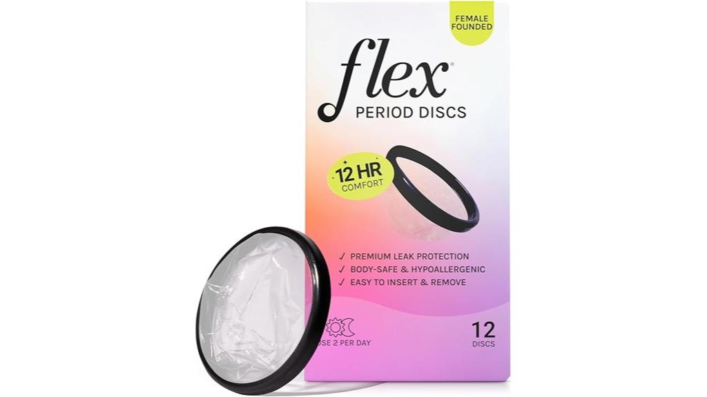 flexible menstrual disc pack